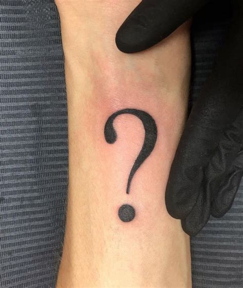 question mark tattoo meaning|exclamation point tattoo meaning.